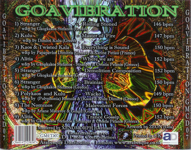 Goa Vibration Back